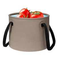 Panier de pêche flottant pliable Portable pliable maille appâts de pêche Cage de stockage PVC sac seau de pêche