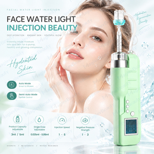 Appareil de micro-injection portatif pour booster la peau, avec réglage du vide et de la vitesse, modes automatique/semi-automatique, hydratation du visage, réduction des rides - Product Image 1