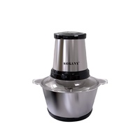SOKANY Hachoir à merveille électrique Mélangeur compact et léger en acier inoxydable Puissant B-5003 mélangeur de cuisine à moteur 500W