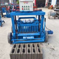 Machine à blocs de béton, équipement compact pour la fabrication de briques, projets de construction routière