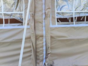Large <b>Frame</b> Military-grade Summer Tent Waterproof Oxford PVC Tarpaulin Desert Beige Heavy-duty 80sqm 40 Person One Bedroom for - Product Image 6