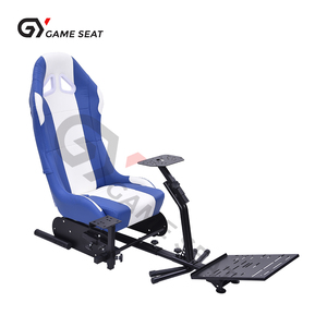 GY017 OEM Material de cuero Sim Racing Gaming Rig Simulador Silla para Thrustmaster T500RS T3PA,PXN,MOZA,Logitech G25,G27,G29,G92 - Product Image 1