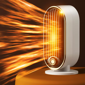 Mini Calefactor Eléctrico <span class=keywords><strong>PTC</strong></span> de Escritorio, Doble Potencia, Inclinable, con Protección Contra Sobrecalentamiento, Calentamiento Rápido y Multifuncional - Product Image 5