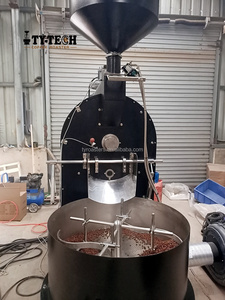 Pabrik TY-<span class=keywords><strong>TECH</strong></span> 20kg 30kg 40kg 60 kg mesin sangrai biji kopi industri/mesin Roaster kopi 60 kg dengan penggiling kopi industri - Product Image 3