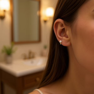 Ciondolo Charm Perla Ilan 6/8/10/12mm 10pz Accessorio Adesivo per Gioielli - Product Image 2