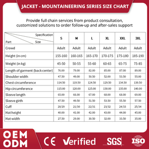 Jaket Pria Tahan Air Berkerudung untuk Olahraga Luar Ruangan, Jaket Tahan Cuaca untuk Ski Gunung, Dapat Dikustomisasi - Product Image 4