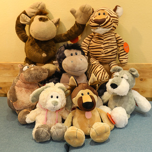 Peluches de Animales de la Selva: Zebra, Rinoceronte, Koala, Tigre, León, Jirafa, Mono, Almohada Decorativa de Navidad - Product Image 4