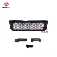 Pièces automobiles TEYOUTE, calandre de remplacement noire en ABS avec éclairage, compatible avec Ford Kuga / Escape 2008-2012