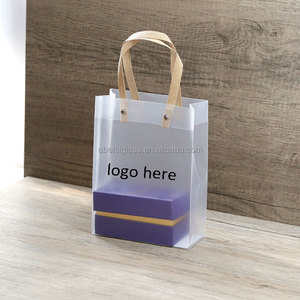 Hot bán biểu tượng tùy chỉnh thiết kế in t Áo sơ mi quần áo giao hàng thực phẩm nhựa Takeaway mua sắm túi với vòng lặp mềm xử lý - Product Image 1