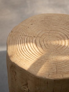 Linghong rétro vent Wabby silencieux magnésium boue côté bois souches souches d'arbre Pier Table à thé tabouret Table de chevet fleur poufs - Product Image 4