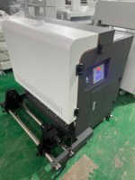 Séchoir vibrant vertical DTF 24 pouces grand format à haut rendement pour four de polymérisation de poudre TPU pour têtes XP600 I3200