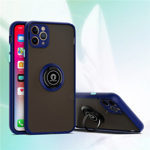 Coque Mate Style Ins pour iPhone 17 16 15 Pro Max 14 Plus 13 Pro 12 11 avec Anneau Rotatif à 360 Degrés et Support Antichoc - Product Image 6