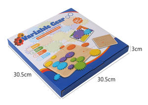 Juego de Mesa de Rompecabezas de Engranajes de Madera <span class=keywords><strong>para</strong></span> Niños, Juguete Educativo Temprano <span class=keywords><strong>para</strong></span> el Desarrollo de la Creatividad y el Pensamiento <span class=keywords><strong>para</strong></span> Niños y <span class=keywords><strong>Niñas</strong></span> - Product Image 2