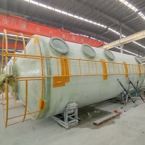 Tour de lavage de gaz humide en FRP de bonne qualité Shengrun SR-03, surface lisse, résistance à la corrosion et aux hautes températures pour le traitement des eaux usées - Product Image 2