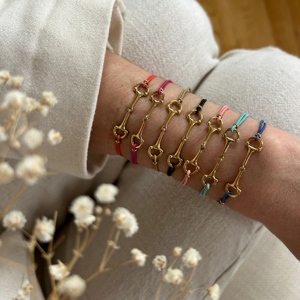 <span class=keywords><strong>Bracciale</strong></span> Intrecciato con Fibbia a Ferro di Cavallo Regolabile, Certificato CE RHOS, per Donne, <span class=keywords><strong>Regalo</strong></span> Personalizzato per la <span class=keywords><strong>Festa</strong></span> <span class=keywords><strong>della</strong></span> <span class=keywords><strong>Mamma</strong></span> e Pasqua - Product Image 1