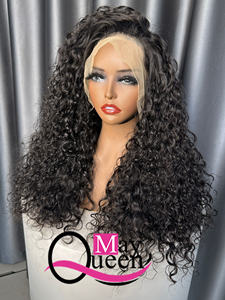 Mayqueen gros cheveux humains <span class=keywords><strong>13x4</strong></span> dentelle Fromtal <span class=keywords><strong>4x4</strong></span> fermeture Afro Curl naturel 4/30 <span class=keywords><strong>perruque</strong></span> de cheveux humains pour femme noire - Product Image 3