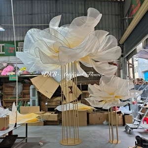 Giant Silk <b>Table</b> Flower Art for Christmas Wedding Elegant Background Stage Backdrop Decoration Window Paper Wedding Flower - Product Image 2