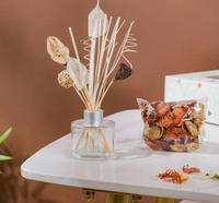 Diffuseur de parfum d'ambiance artisanal écologique personnalisé, décoration de la maison, cadeau, diffuseur de roseaux, désodorisant, huile essentielle longue durée, séchée, Pâques