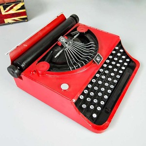 Decoración Vintage para el Hogar, Máquina de Escribir Antigua de Metal, Modelo en Miniatura, Accesorio para Fotografía, Decoración para el Hogar, Cafetería, <span class=keywords><strong>Pub</strong></span>, Librería - Product Image 3