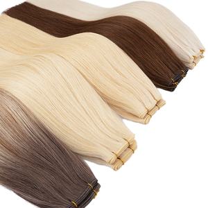 Bán Buôn Vô Hình Thiên Tài Sợi Ngang 100% Đầy Đủ Lớp Biểu Bì Trinh Nữ Nhân Phần Mở Rộng Tóc Liền Mạch Tái Sử Dụng Cho Salon-Khối Lượng Hoàn Hảo - Product Image 1