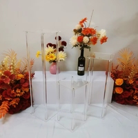Colonnes florales de mariage en acrylique de haute qualité pour centres de table – Vente en gros
