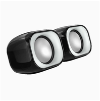 Subwoofer multimédia Huipu DHS2111 avec une puissance de sortie de 5-10W pour ordinateurs portables et notebooks (mini-haut-parleurs filaires)