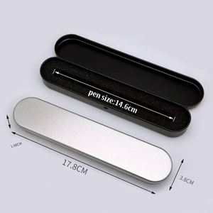 Boîte en métal pour stylo avec insert en éponge et logo personnalisé, pour aiguilles à acné et points noirs, idéale pour l'école et le bureau - Product Image 2