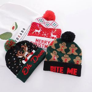 Vente en gros de chapeaux lumineux LED pour Noël, bonnets lumineux LED - Product Image 4