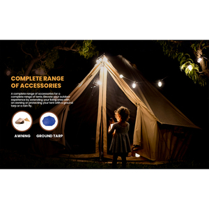 Breathable REGATTA vải chuông không thấm nước 4 mùa sang trọng ngoài trời yurt cắm trại lều - Product Image 4