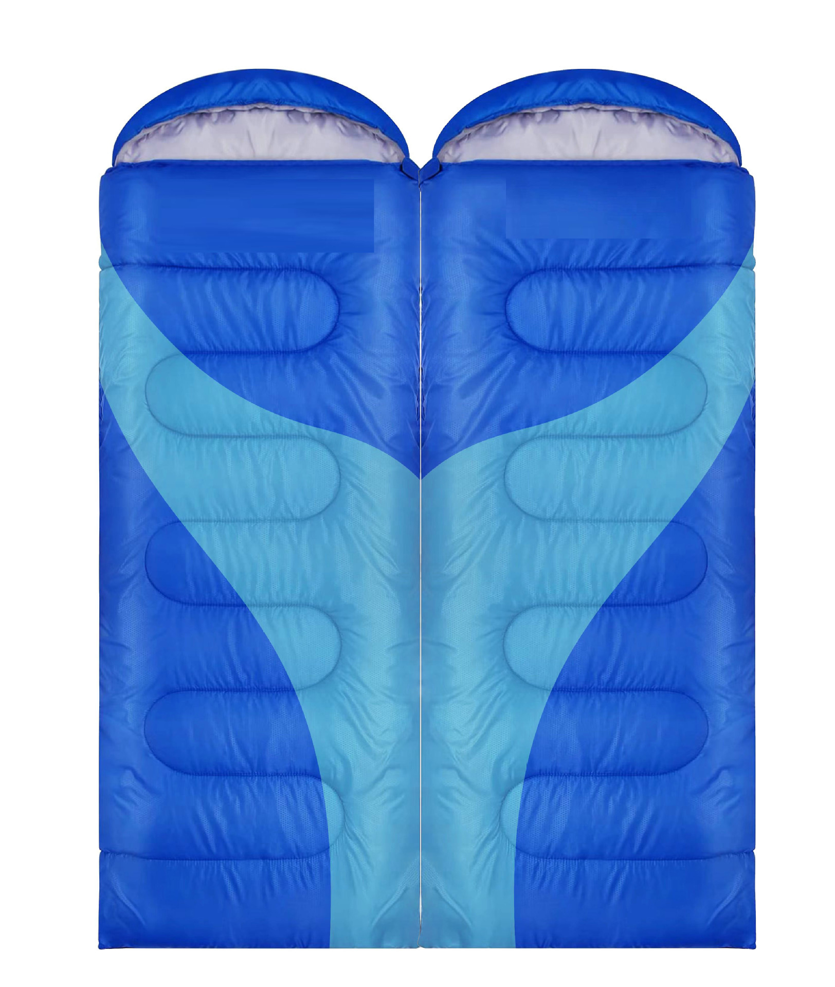 Double Split Four Seasons Camping Sleeping Gear 1500g Lightweight Hiking Sleeping Bag