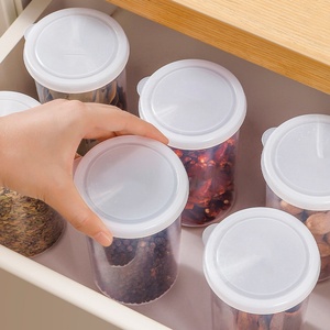 Airtight Clear Dry Food Keeper Canister Plastic Tall Food <b>Storage</b> Spaghetti Noodle Pasta Container with Locking Lid <b>for</b> <b>Kitchen</b> - Product Image 3