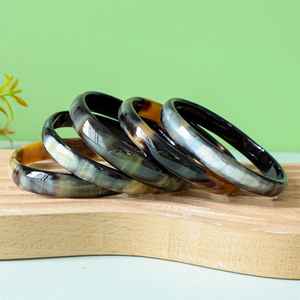 Buffalo Horn Bangles Natural Crafts Handmade <b>Jewelry</b> For Women Ethnic <b>Inspired</b> Traditional Accessories Elegant Modern Fashion - Product Image 2