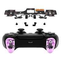 EXtremeRate Boutons d'épaule personnalisés à micro-interrupteurs version renforcée, Kit de clics de souris à déclenchement rapide pour manette PS5 BDM040/050