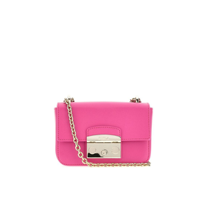 Sac de créateur de qualité supérieure Furla Mini sac à bandoulière rose vif avec chaîne à bandoulière portable - Product Image 1