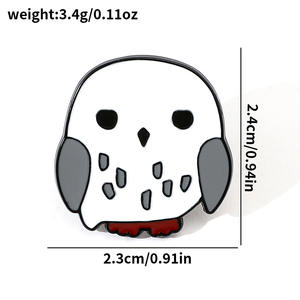 เข็มกลัดโลหะลายการ์ตูนจากภาพยนตร์  โรงเรียนสอนเวทมนตร์ สีเหลืองและสีแดง  รูปผีเสื้อ  วัสดุโลหะผสม - Product Image 5