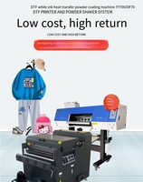 Machine d'impression textile automatique pour T-shirts, imprimante multicolore à film PET thermique avec double tête pour chapeaux et chaussures, prix abordable