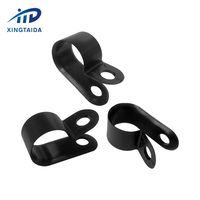 Serre-câbles en plastique nylon blanc de type R 3/16 "1/4" 3/8 "1/2" 3/4 "1" attaches en P pour conduit de câble