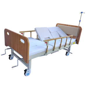 Cama de Enfermería de Madera Yizhuokang, Curva Media con Barandilla, Cuidado en el Hogar, Cama Giratoria Multifuncional - Product Image 3