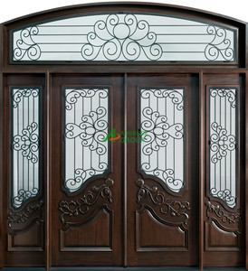 Anticipo artistico fatto a mano porta in ferro battuto Villa di lusso cancello principale durevole ed elegante - Product Image 3