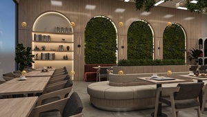 Muebles de Hostelería Personalizados para Restaurante, Mesa y Silla de Madera para Cafetería, Muebles Contemporáneos para Restaurante - Product Image 6