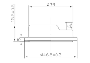 Transducteur d'alarme électromagnétique 95db 25ohm avec armature à bascule haute décibel alarmes buzzers sirènes - Product Image 3