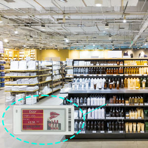 2.9 inç Esl süpermarket çözüm Epaper Eas sistemi e-mürekkep dijital fiyat etiketleri Nfc elektronik raf süpermarket etiketi giysi - Product Image 2