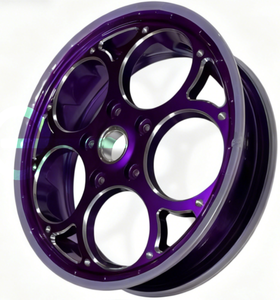 Suitable for VESPA Scooter Modification Wheels - CNC Cast <b>Aluminum</b> Rims 12*3.0J Corrosion-Resistant Budget-Friendly - Product Image 2