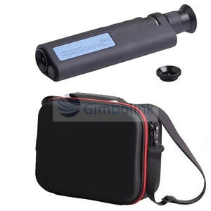 Kit d'outils de nettoyage de fibre optique FTTH Gimbo Retail, nettoyeur de cassette en nylon noir, microscope à fibre optique portable 400X, équipement optique - Product Image 6