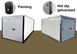 <span class=keywords><strong>Casa</strong></span> contenedor de almacenamiento plegable portátil de 16 pies, estructura de acero móvil de paquete plano para <span class=keywords><strong>alquiler</strong></span> en Puerto Rico - Product Image 4