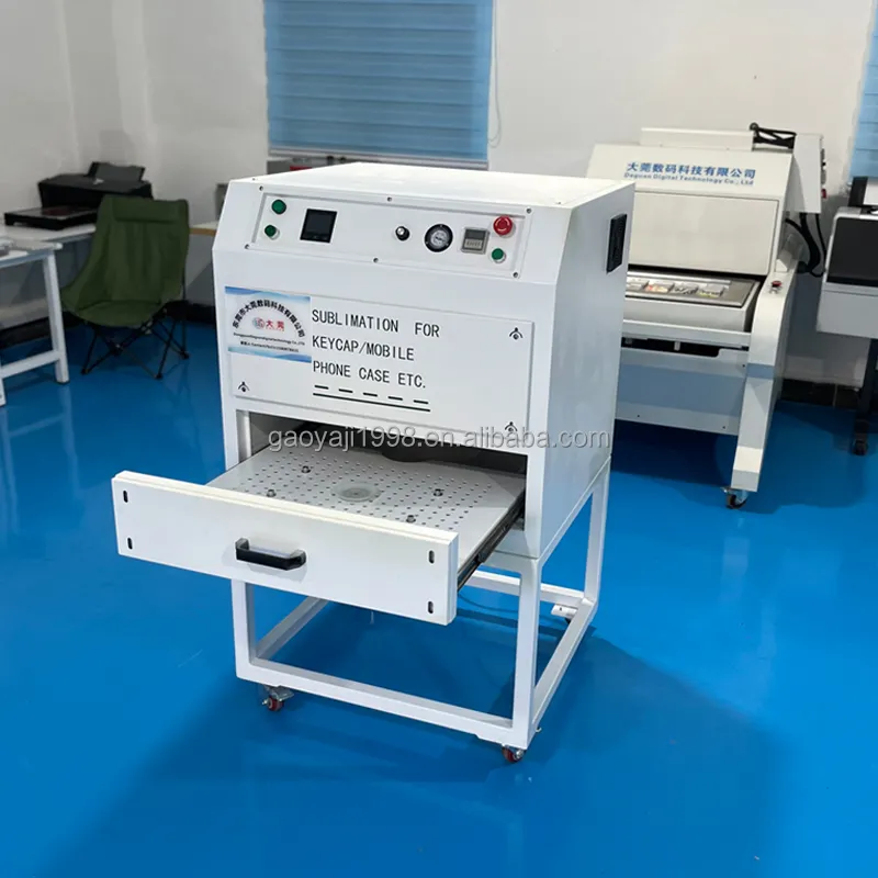 ماكينة تحويل الهواء بالتسامي الحراري لطباعة خمس جوانب بغطاء مفتاح PBT، ماكينة تحويل حافظات الهاتف المحمول
