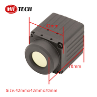 Caméra thermique de véhicule MHNV IP67 anti-buée vision nocturne 256*192 imagerie thermique conduite vision nocturne caméra pour voiture
