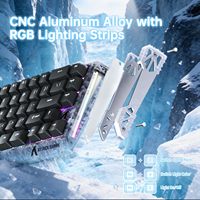 ATTACK SHARK R68HE Magnetic Switch Keyboard 0.005mm Rapid Trigger 8KHz RGB Carbon Fiber Wired Board for FPS Gaming