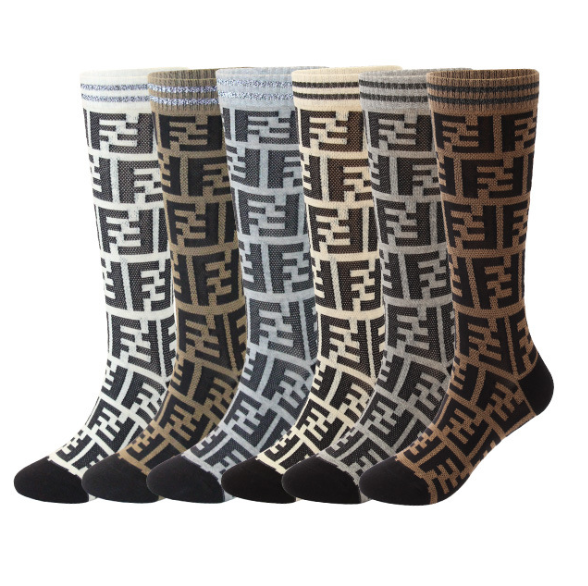 Новый стиль, блестящие длинные модные женские носки из чесаного хлопка для девочек, женские носки высокого качества