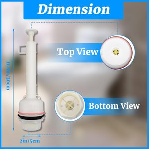 Kit de remplacement de valve de chasse d'eau pour toilettes deux pièces, compatible avec Mansfield 211-1112, type tour de 2 pouces, pièces de réparation WC - Product Image 3